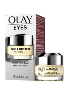 Olay Olay Eyes Shea Butter+Peptide 24 Rich Eye Cream, Fragrance Free, 0.5 oz.  - Image 2