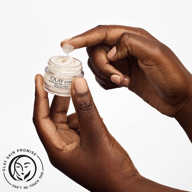 Olay كريم العين الغني بزبدة الشيا + ببتيد 24 من أولاي، خالي من العطور، 0.5 أونصة - Image 5