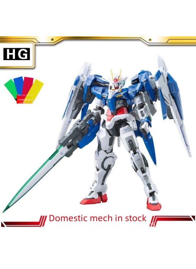 Generic - Domestic Assembly Model Hg Assault Freedom Unicorn Red Heresy 1/144 Handheld Blind Box Toy Gundam Action Figures Collectibles-Color:HG Zuozuzhi Men [popular Style] Send Fluorescent Stickers - Image 1