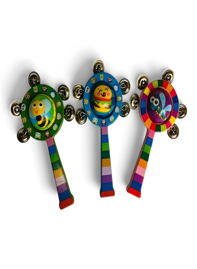 MarvelStore Wooden Rattles for Baby, Infants, New Born Babies Toys (0 to 6 to 12 Months) | Perfect for Early Music Education, Rhythm Practice, and Sensory Play (Multicolor)(Rattle Set 2) - Image 4