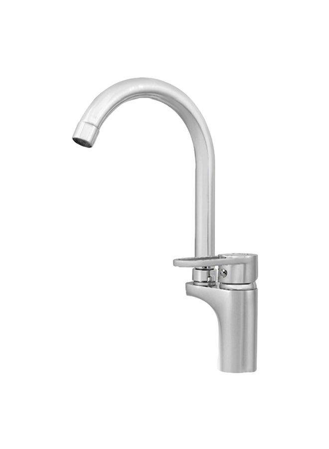 2PQ Nova Family NTP-203 Deck-Mounted Kitchen Sink Mixer, Solid Brass, Chrome Finish