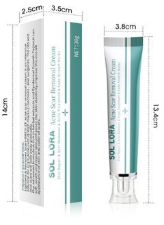 SOL LORA Acne Scar Removal Cream，Scar Erase ，Scar Removal Gel，Acne Scar Treatment，Deep Acne Scar Removal， Burns Keloids Hypertrophic， Repair Damaged Skin，Removing Acne  Scar Repair Cream，Stretchmarks Cream  - Image 3