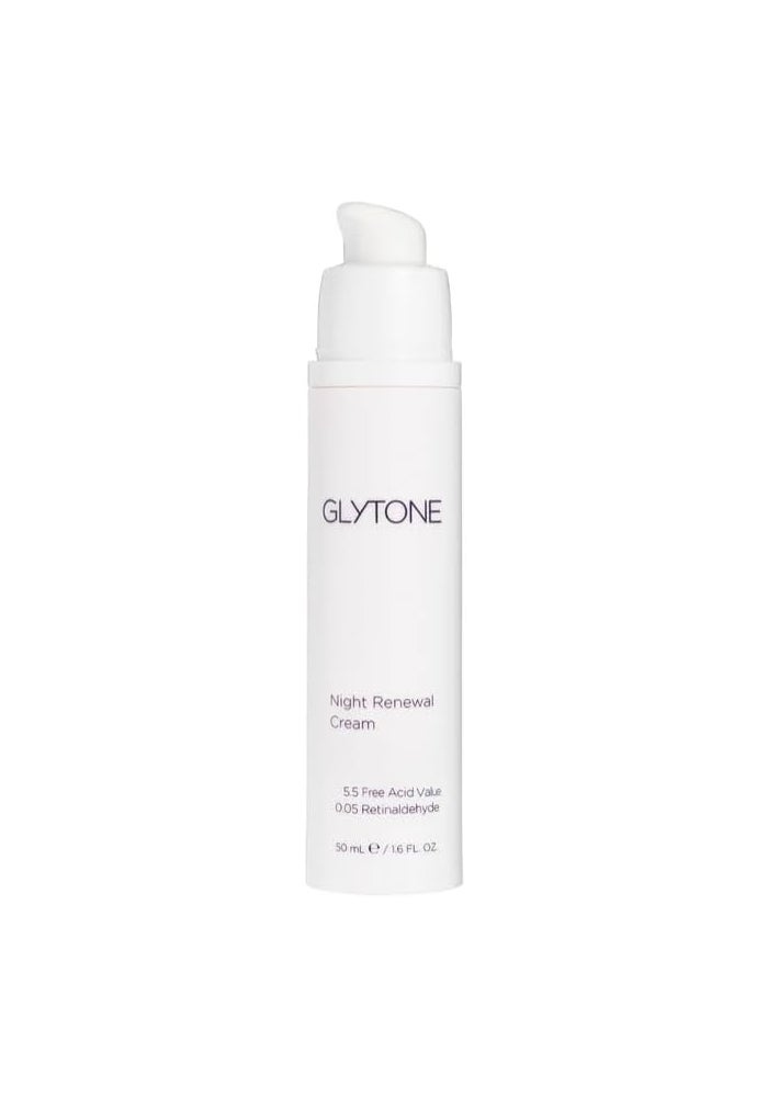 Glytone Night Renewal Cream 50ml - Anti-Aging Moisturizer with Retinaldehyde