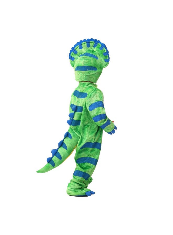 Spooktacular Creations Spooktacular Creations Baby Green Triceratops Dinosaur Costume For Kids Halloween Dress Up,DinosaurThemed Party (18-24 Months)  - Image 2