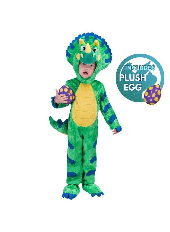 Spooktacular Creations Spooktacular Creations Baby Green Triceratops Dinosaur Costume For Kids Halloween Dress Up,DinosaurThemed Party (18-24 Months)  - Image 4