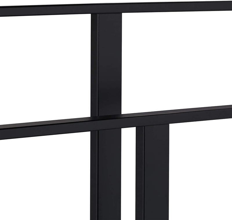 Indian Decor 21584 owel Rail 2 Bars Free Standing Bathroom Iron Double Towel Rail HxWxD: 80x 50 x 19 cm Black 1 Piece  - Image 5