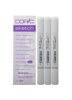 COPIC Copic Sketch Colorless Blender Marker 0-S (3-PACKS)  - Image 1