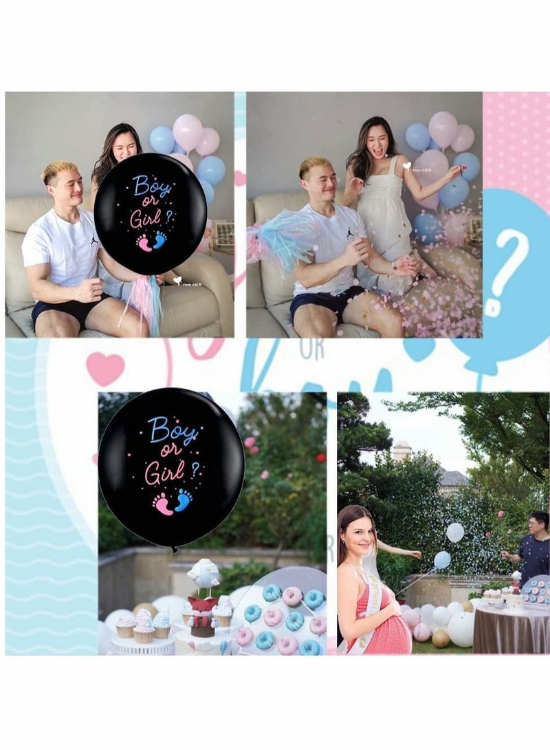 Gender Reveal Balloons, 36 Inch Boy or Girl Balloons Decoration - Image 5