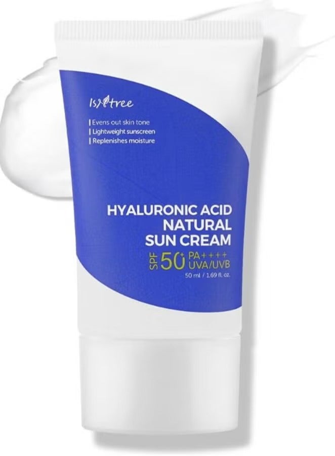 IsNtree Hyaluronic Acid Natural Sun Cream 50ml - Image 1