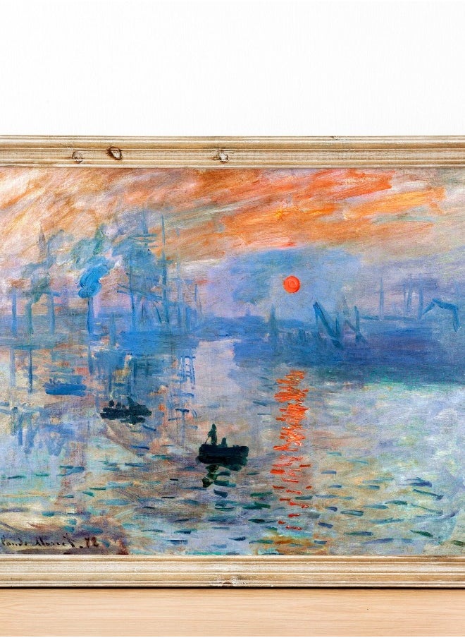 CLAUDE MONET - Impression, Sunrise (Hi Res Giclée Art Print of Classic Impressionist Painting) A4 A3 A2, also available Framed
