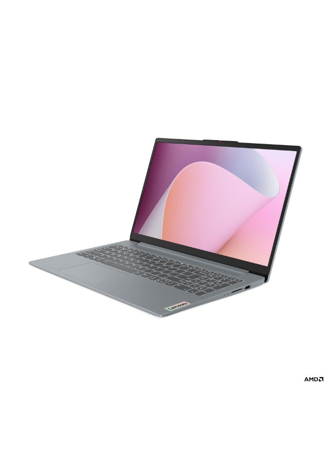 Lenovo IdeaPad Slim 3 15AMN8 Laptop With 15.6 Inch Full HD (1920x1080) Display, AMD Ryzen 5 40 Processor/16GB RAM DDR5/512GB SSD/AMD Radeon Graphics/DOS(Without Windows)/ Arctic Grey Arctic Grey - Image 1