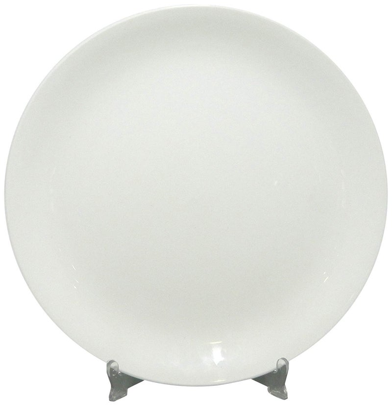 RAINCART Bharat Bone China Urmi Dinner Plate 10 Inch Pack of 12 Pieces