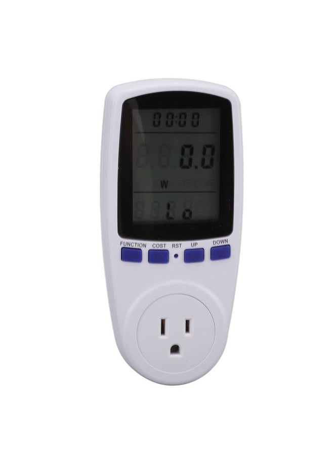 Thoraya Watt Meter LCD Screen Alarm Function Overload Protection ABS Material Electricity Usage Monitor  - Image 3