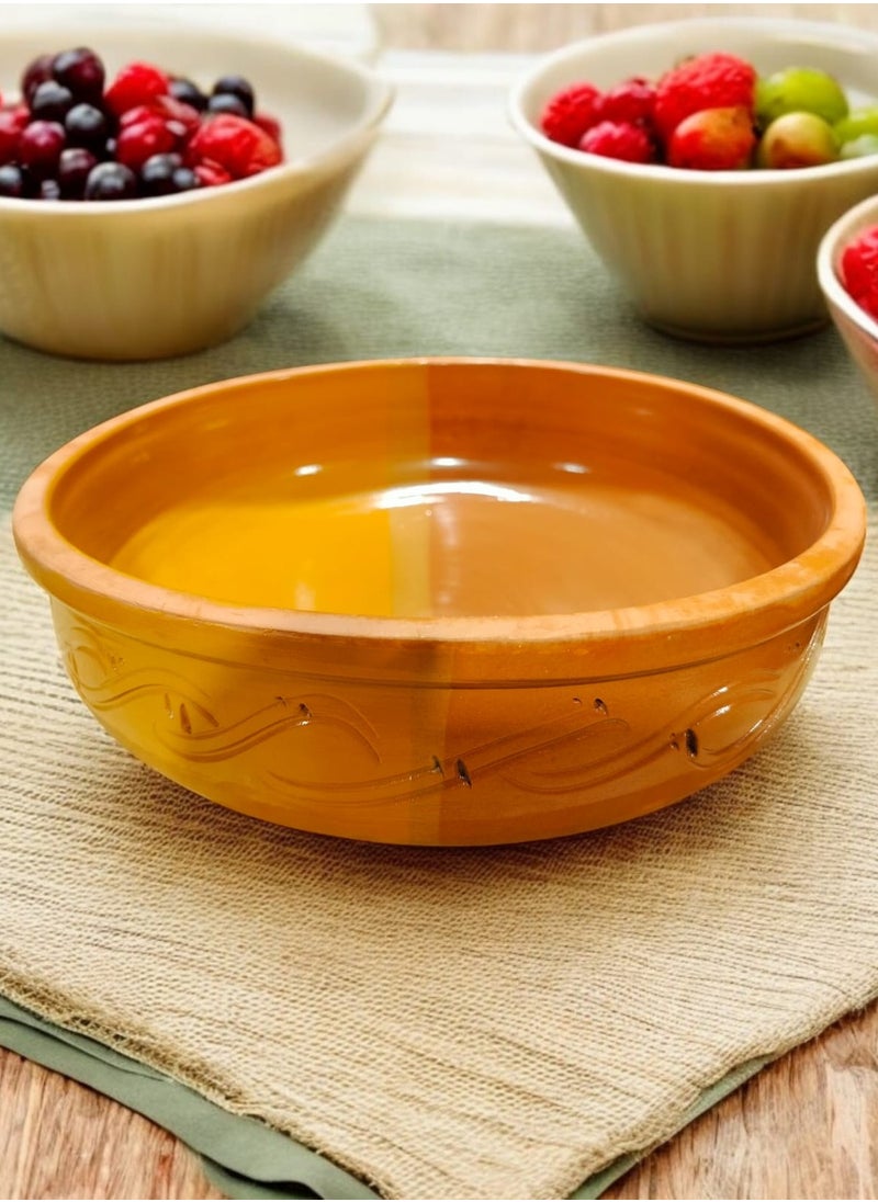 Generic Handmade jumbo tray shaped casserole made of pottery and porcelain  - Image 2