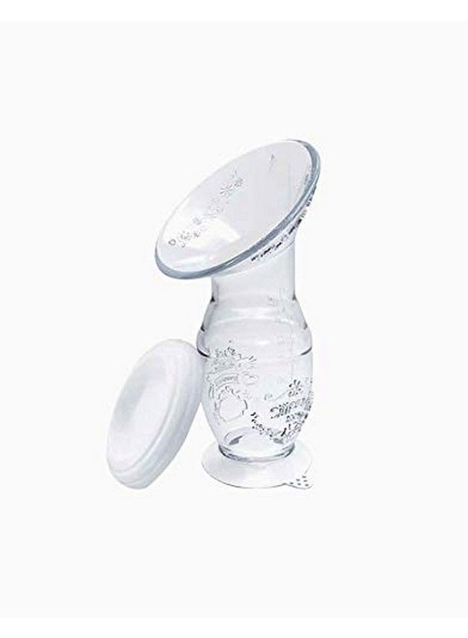 Mummamia Premium Breast Milk Catcher Saver Pump 100% Silicone With Lid & Suction Base - Image 1