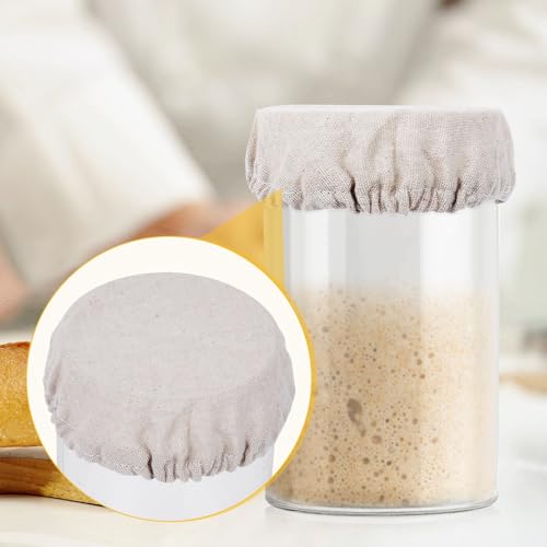 Yeebeny Bread Fermentation Cover, Heat Preservation to Increase Fermentation Cover, Sourdough Bread Proofing Can Be Cleaned and Reused Using Sewn Cloth for Sourdough Starter4 Packs - Image 4
