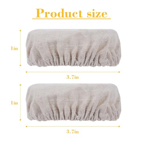 Yeebeny Bread Fermentation Cover, Heat Preservation to Increase Fermentation Cover, Sourdough Bread Proofing Can Be Cleaned and Reused Using Sewn Cloth for Sourdough Starter4 Packs - Image 2