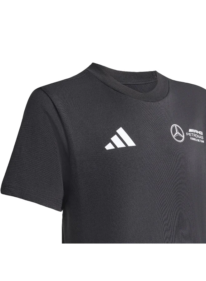 adidas تيشيرت أديداس أسود رياضي للأولاد 7-8 سنوات