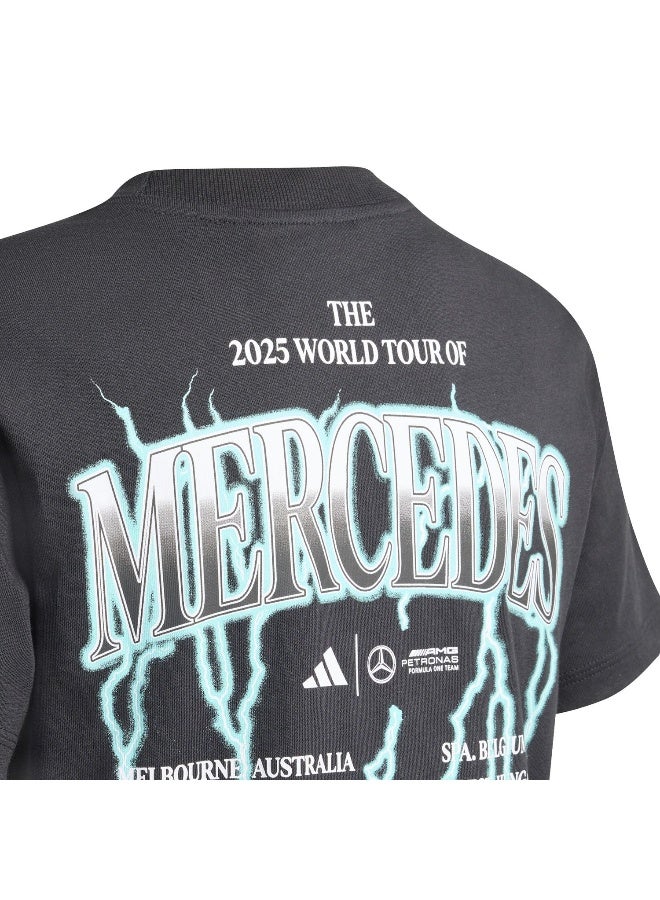 اديداس تيشيرت أديداس أسود رياضي للأولاد 7-8 سنوات - Image 5