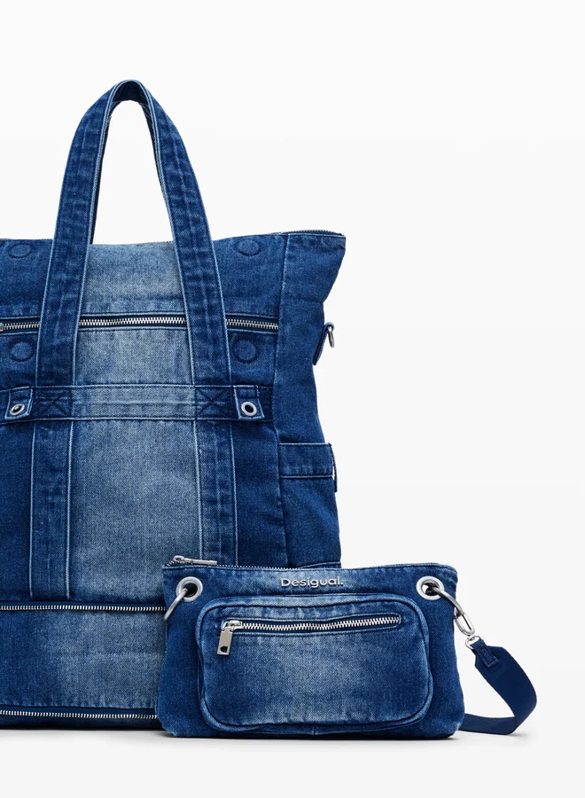 DESIGUAL Denim Backpack Big