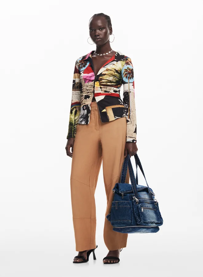 DESIGUAL Denim Backpack Big