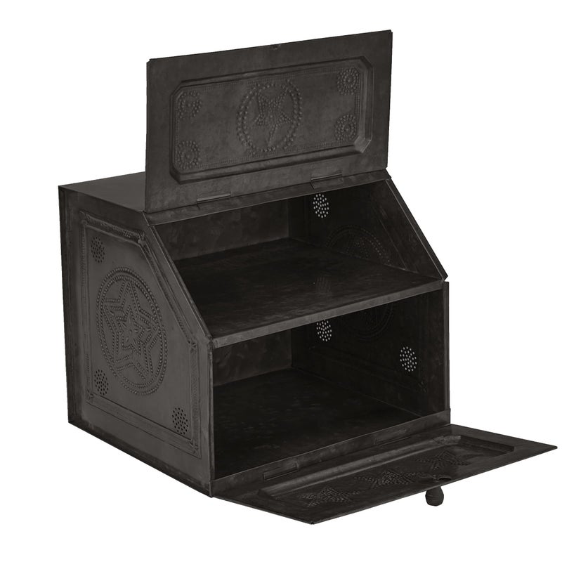 Antique Replica of Tin Bread Boxdesk Storage 21190