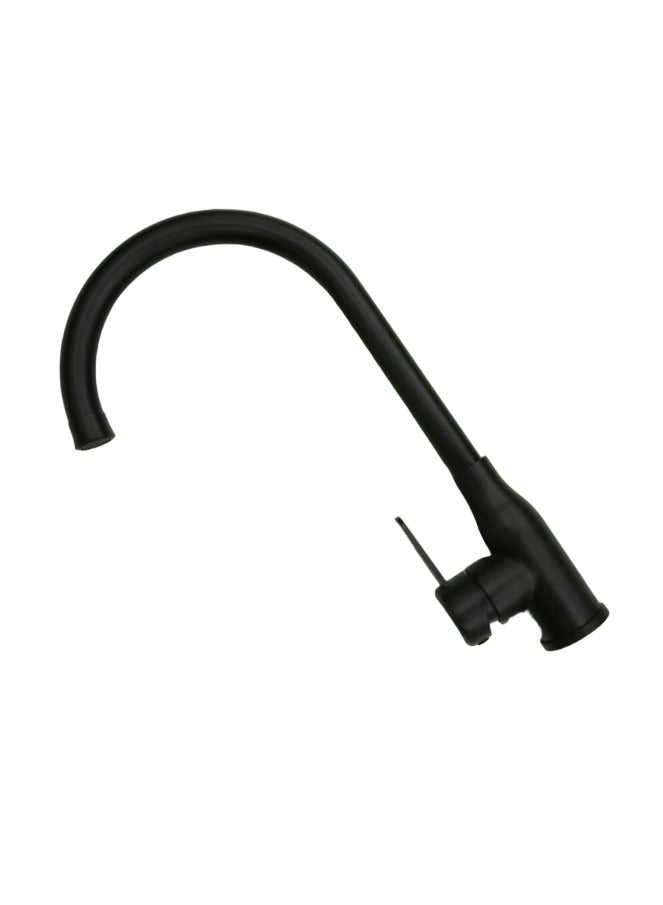 D&N New Design Economic Modern Style Black 304 Stainless Steel Chrome Sink Kitchen Mixer - Image 1