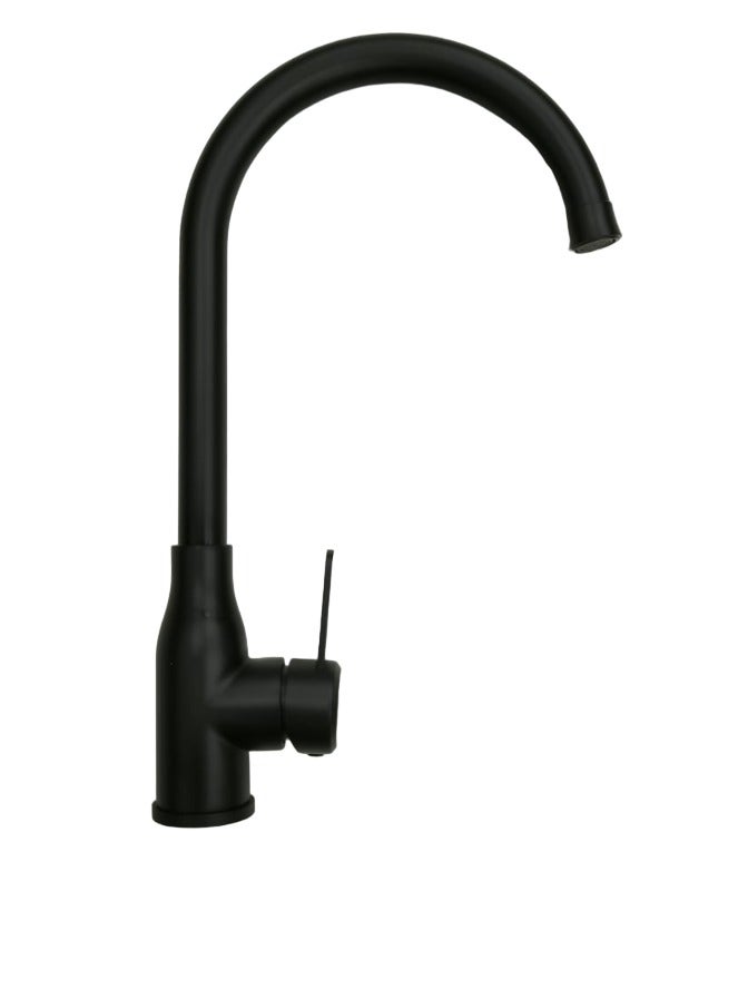 D&N New Design Economic Modern Style Black 304 Stainless Steel Chrome Sink Kitchen Mixer - Image 2