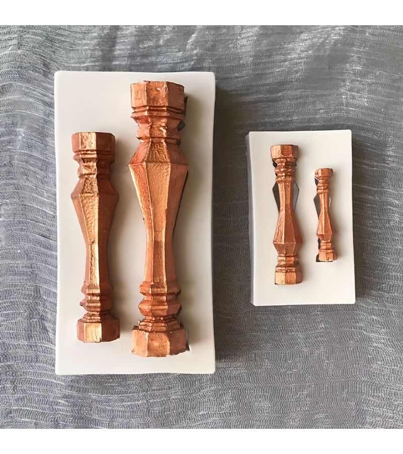 Pillar Silicone Fondant Cake Mould Small Column Sugarcraft Chocolate Form Kitchen Baking Tool - Image 2