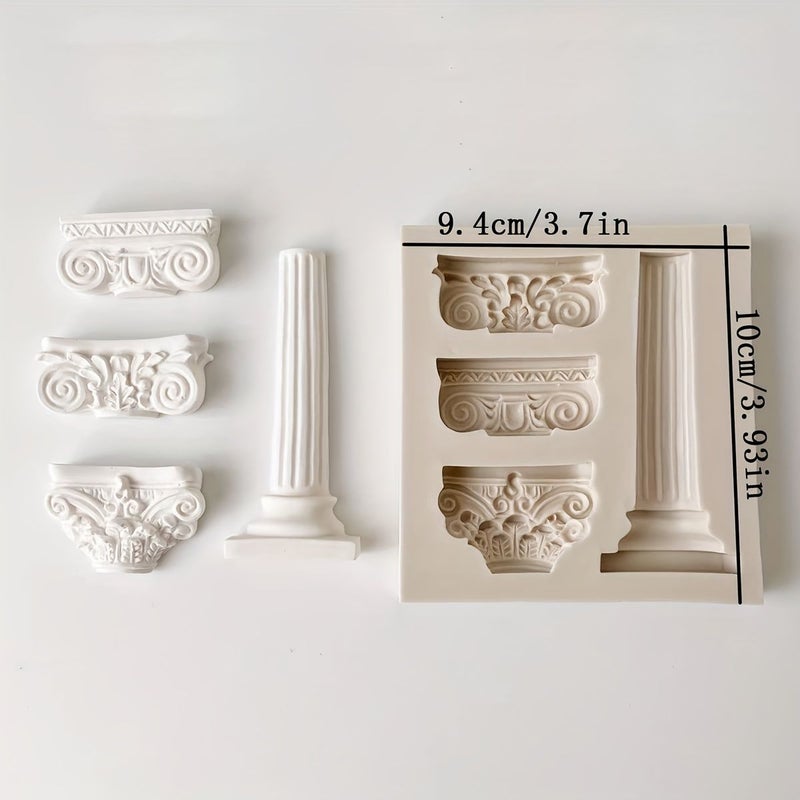 Pillar Silicone Fondant Cake Mould Small Column Sugarcraft Chocolate Form Kitchen Baking Tool - Image 5