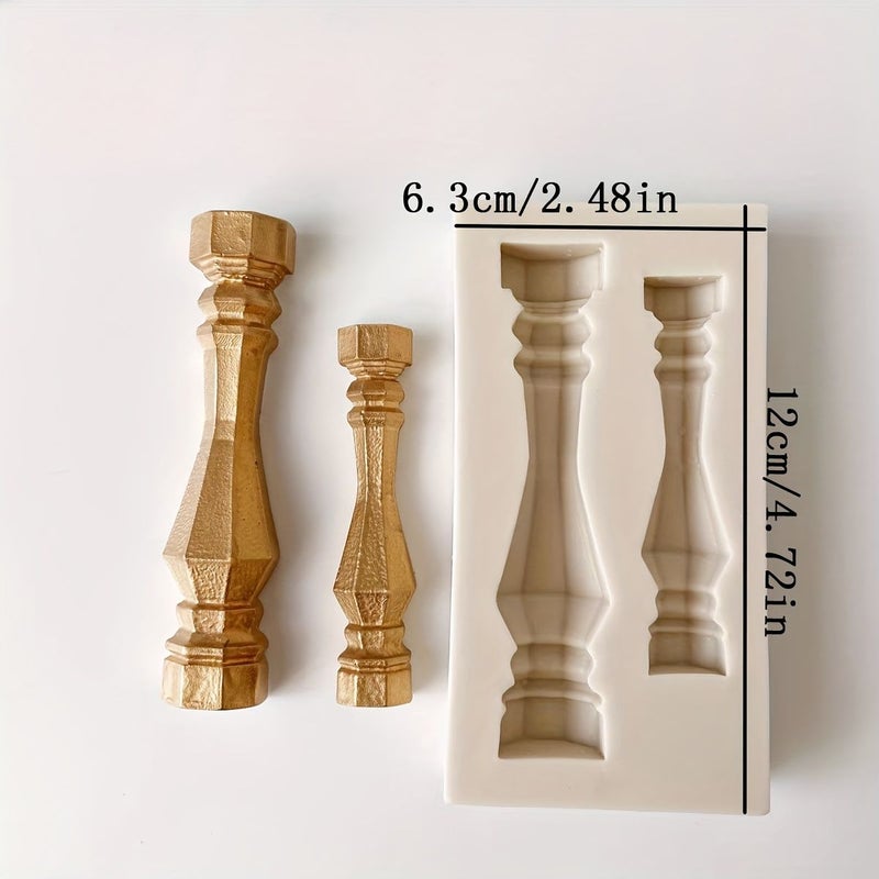 Pillar Silicone Fondant Cake Mould Small Column Sugarcraft Chocolate Form Kitchen Baking Tool - Image 4