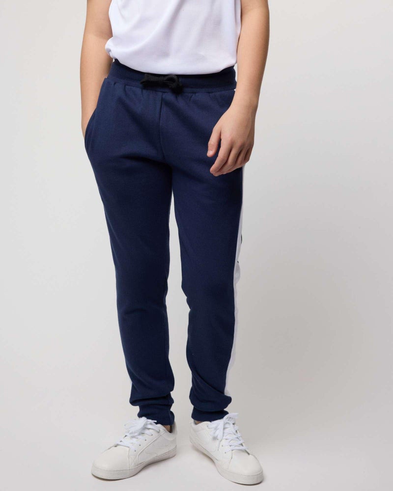 REALESSENTIALS Real Essentials 3 Pack: Boys' Cotton Fleece Jogger Sweatpants - Active Athletic Youth Pants for Teens with Pockets-Set 6,M(12-14) - Image 2