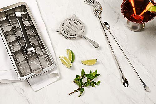 Onyx 18/8 Stainless Steel # ICE001 18 Slot Ice Cube Tray - Image 5