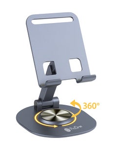 ProOne ProOne Metal Phone Stand - Stable, Adjustable, Anti-Slip - Universal Desk Mobile Holder for 4.5-6.8" Smartphones - Perfect for Video Calls, Movies, & Hands-Free Viewing - Heavy Duty 750g Support - Portable Cell Phone Holder  - Image 1