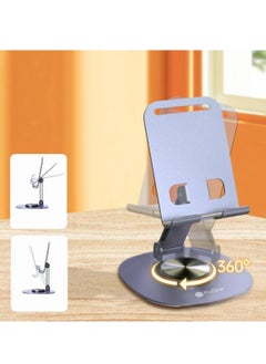 ProOne ProOne Metal Phone Stand - Stable, Adjustable, Anti-Slip - Universal Desk Mobile Holder for 4.5-6.8" Smartphones - Perfect for Video Calls, Movies, & Hands-Free Viewing - Heavy Duty 750g Support - Portable Cell Phone Holder  - Image 3