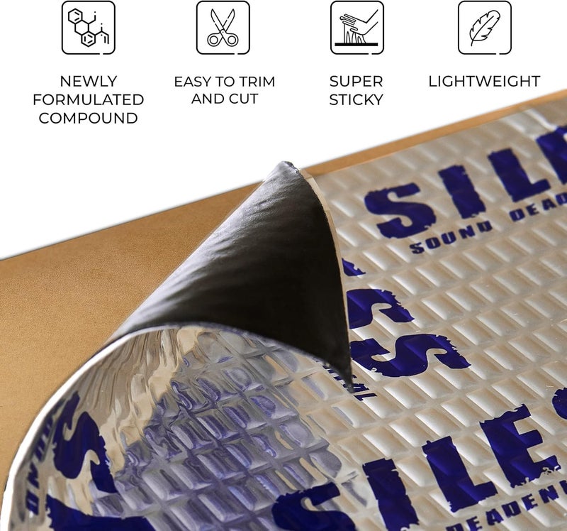 Siless 50 mil Car Sound Deadening Mat - 52 sqft - Image 4