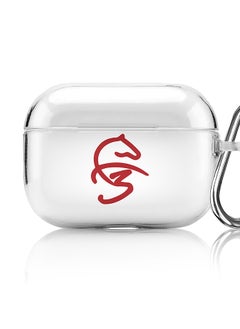 Stylizedd Classic Clear printed Case for Apple AirPods Pro 2nd Generation Thin Transparent Cover [Designed for Apple AirPods Pro 2nd Generation] - Faz3 Style Red  - Image 1
