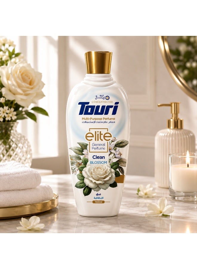 توري عطر توري إيليت العام - كلين بلوسوم (700 مل) - معطر جو وأقمشة مركز متعدد الأغراض - رائحة كتان منعشة تدوم طويلاً للمنازل والغسيل والمكاتب - Image 3