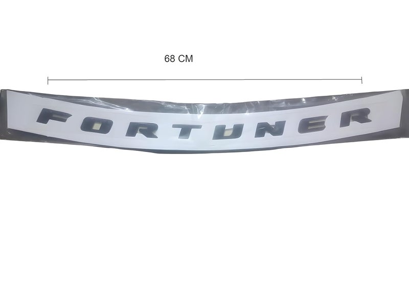 SmartFX حروف 3D كروم لسيارة فورتشنر من SF سمارت فيكس، مونوغرام السيارة، شعار، عبوة من 1 (لون أسود) - Image 3