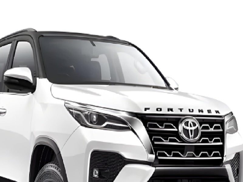 SmartFX حروف 3D كروم لسيارة فورتشنر من SF سمارت فيكس، مونوغرام السيارة، شعار، عبوة من 1 (لون أسود) - Image 4