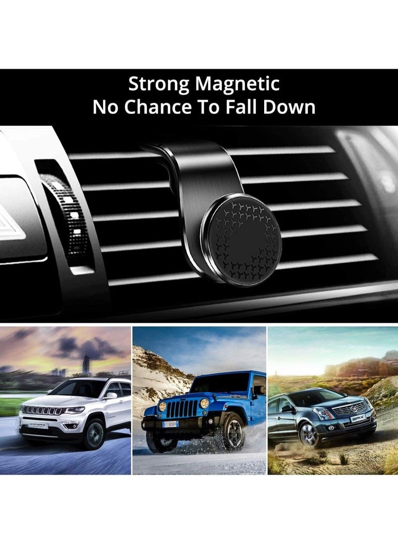 Magnetic Car Phone Holder 360 Rotation Portable GPS Mobile Cell Stand Air Vent Clip Navigation Bracket For iPhone Huawei Samsung  - Image 4