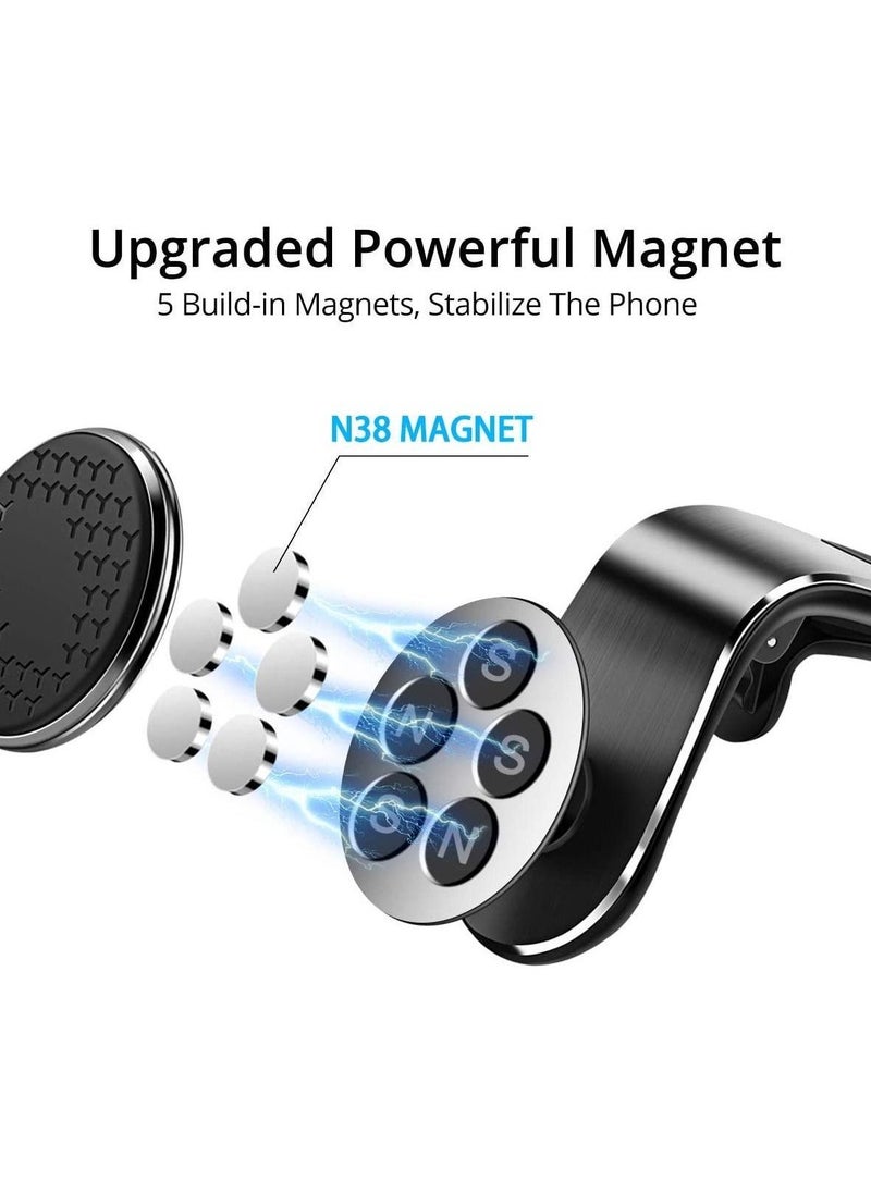 Magnetic Car Phone Holder 360 Rotation Portable GPS Mobile Cell Stand Air Vent Clip Navigation Bracket For iPhone Huawei Samsung  - Image 5