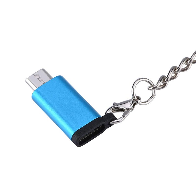 Keenso 5 Pack Multicolored Type C To Micro USB Adapter Compact And Safe Blue - Image 2