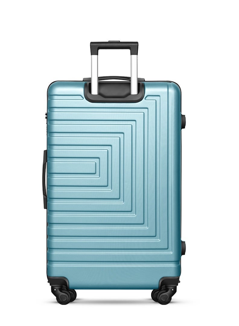 منيك مجموعة الحج من 3 حقائب | عربة بمقبض ناعم من الجوانب الصلبة مع قفل TSA | عجلات دوارة 360° | حقيبة يد - 20 إنش، متوسطة - 24 إنش، كبيرة - 28 إنش | تركوازي - Image 3