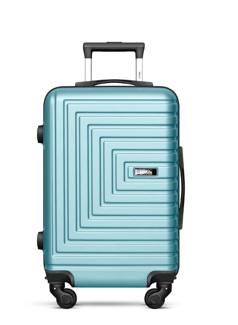 منيك مجموعة الحج من 3 حقائب | عربة بمقبض ناعم من الجوانب الصلبة مع قفل TSA | عجلات دوارة 360° | حقيبة يد - 20 إنش، متوسطة - 24 إنش، كبيرة - 28 إنش | تركوازي - Image 5