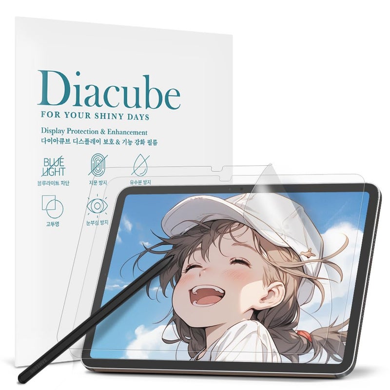 Diacube [2 Pack Paperfeel Screen Protector For Samsung Galaxy Tab S11 Ultra 14.6 inch, Anti-Glare Matte PET Film for Drawing and Writing Like on Paper, High Touch Sensitivity, Easy Installation - Image 2