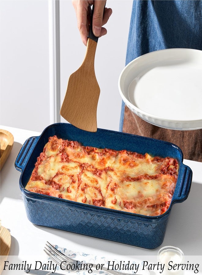 Jemirry Ceramic Baking Dish Set of 3, Casserole Dishes for Oven, Square Porcelain Bakeware Set with Handles, Lasagna Baking Pan for Cooking, Perfect for Baking and Serving, Housewarming, Halloween - Image 3