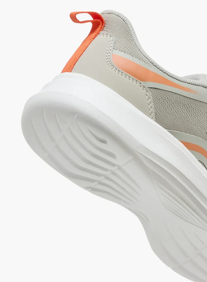 Oaklan by Shoexpress Textured Sports Shoes with Lace-Up Closure and Pull-Tab