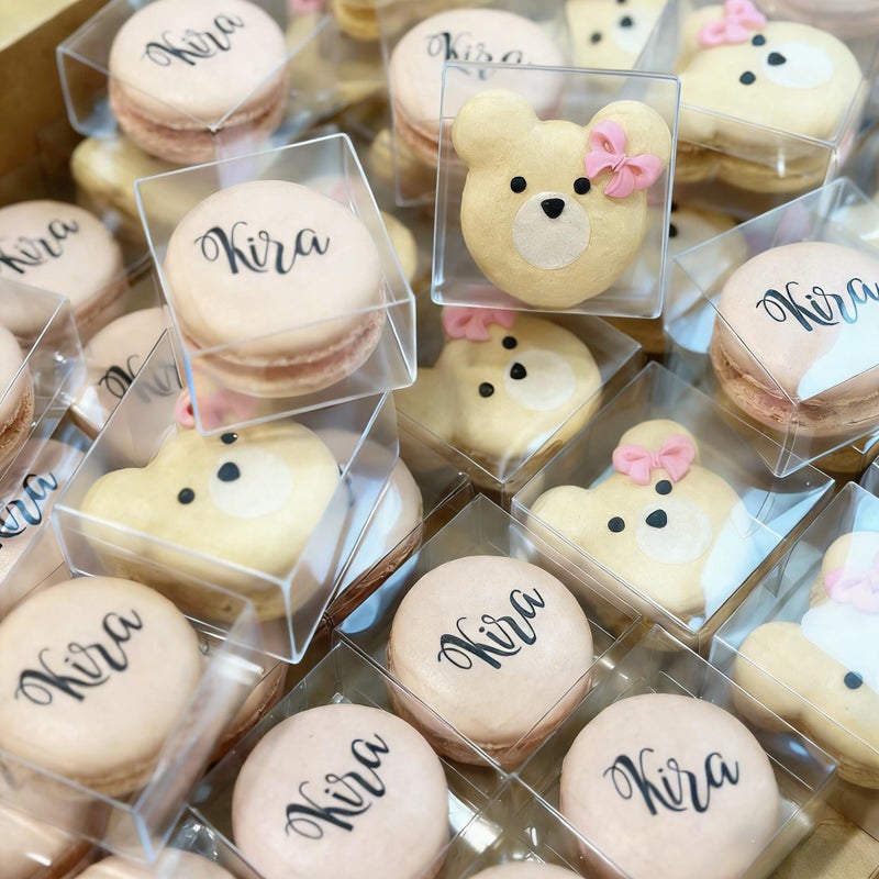 JCXGRVC 50Pack 2" x 2" x 2" Clear Gift Boxes Macaron Boxes Small Gift Boxes Golf Chocolate Boxes Smores Box Chocolate Bomb Box Birthday Wedding Party Favor - Image 3