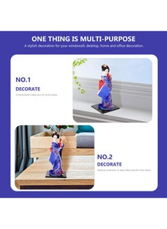 WINOMO WINOMO George Jimmy Japanese Traditional Beautiful Kimono Geisha Maiko Doll Decorations Gifts 12 inch  - Image 4